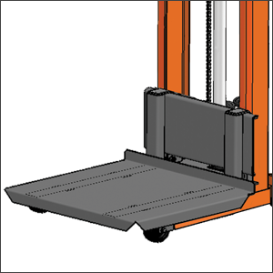 Slip on platform